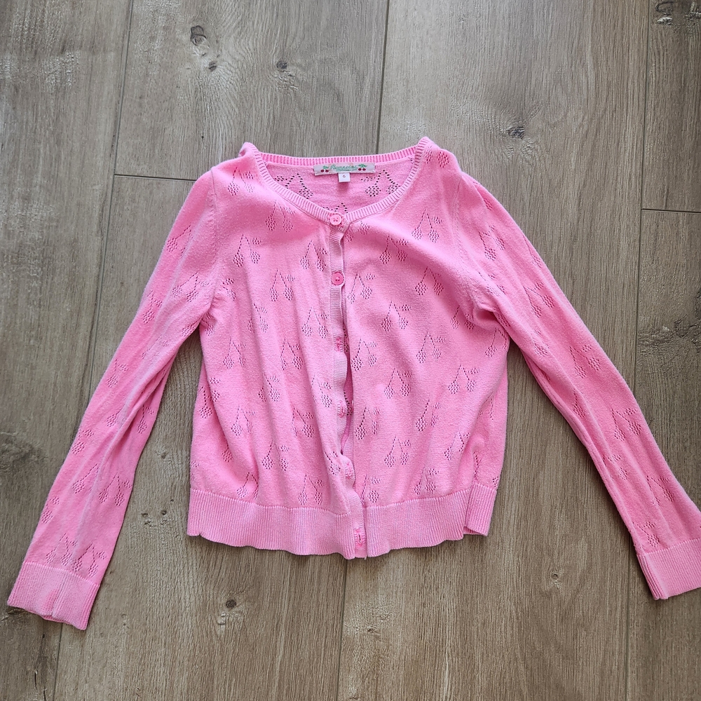 Bonpoint Cherry Cardigan